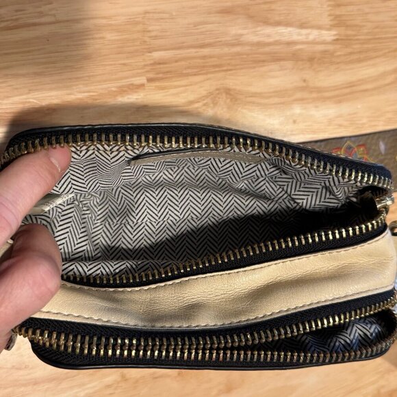 Hobo Steve Madden Shoulder Bag 3 Brown Shades Handbag Purse Crossbody Boho - Picture 15 of 15